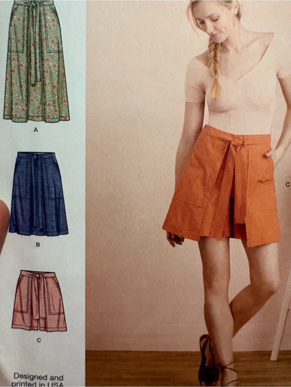 BN UNCUT SIMPLICITY 9335 H5 SHORTS SKIRTS SKORTS SEWING PATTERNS
